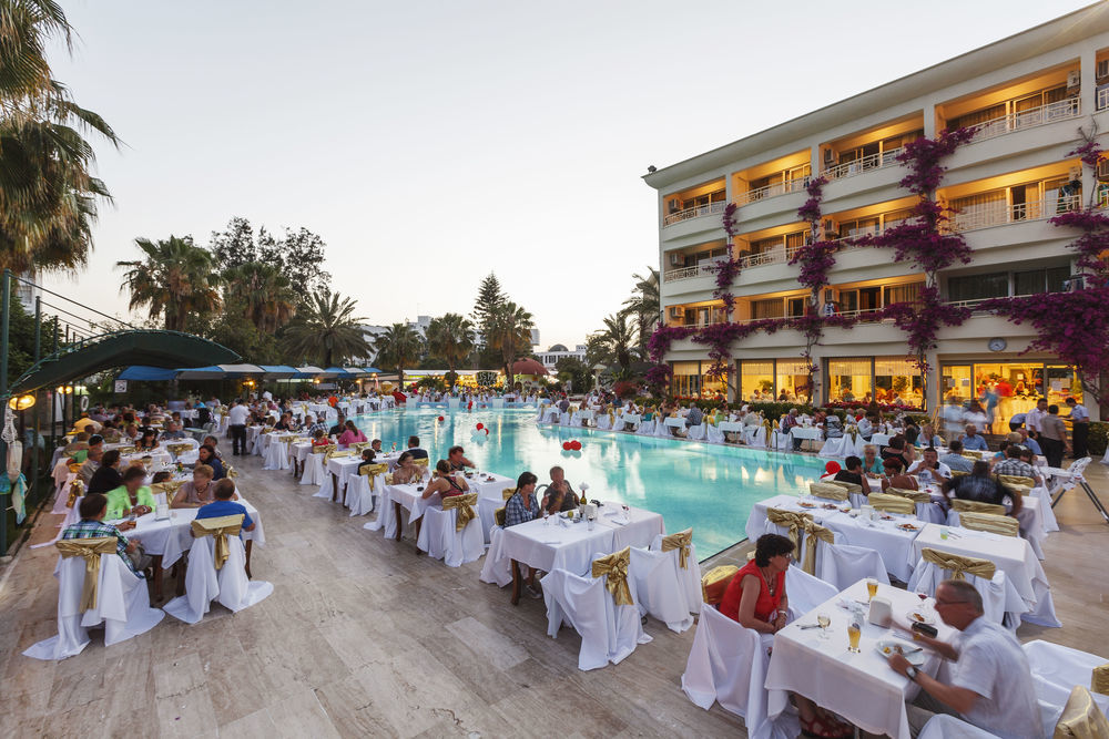 Venus Hotel Side Bagian luar foto